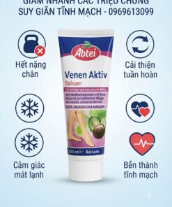 Kem Bôi Giãn Tĩnh Mạch Abtei Venen Aktiv Balsam Đức