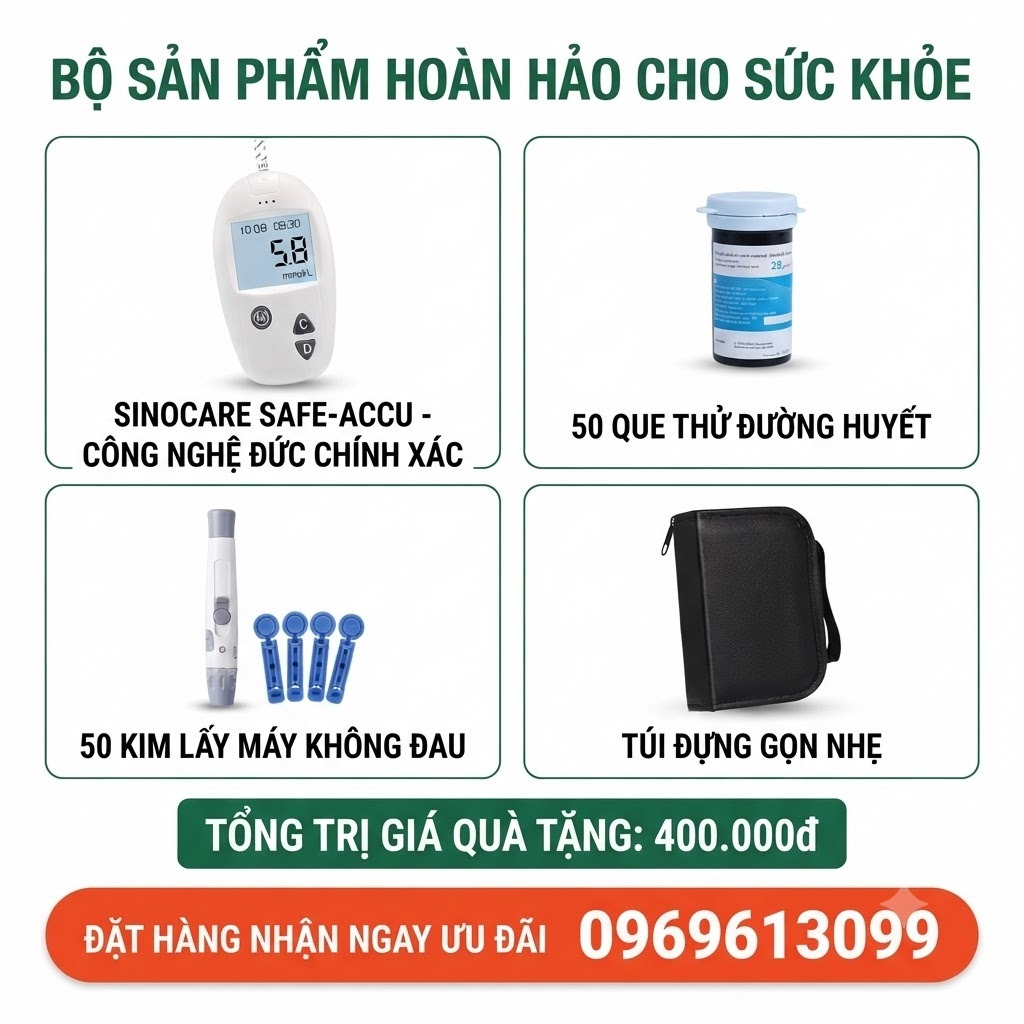 máy đo đường huyết sinocare 2